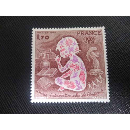 Timbre France Yt 2028 Année Internationale De L'enfant 1979