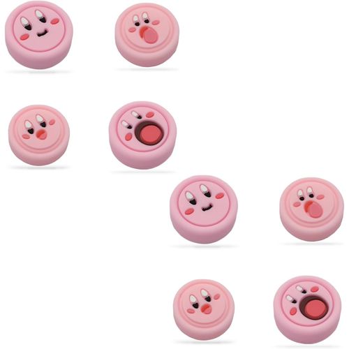 Lot De 8 Capuchons De Joystick Compatibles Avec Nintendo Switch Grip Joy Con Grip Thumbstick Grip Switch Lite Oled Accessoires Thumb Grips Nintendo Switch | Accessoires De Protection Pour