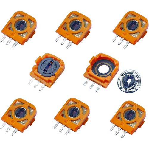 8x Fu 10k Potentiomètre De Remplacement Pour Ps4, Ps3, Switch Pro Manette Sans Fil, Module De Capteur À Résistance Variable Pour Favor Union Joystick Analogique