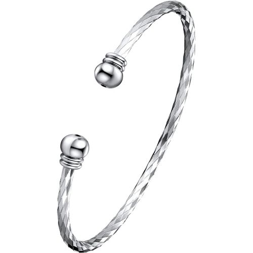 Bracelet Jonc/Gourmette Femme Peronnalisable Avec Photo/Texte Accessoire En Acier Inoxydable/Plaqué Or/Couleur Noir Bijoux Tendance Cadeau Parfait¿