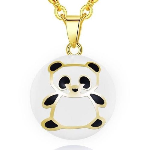 Bola De Grossesse Panda Doré Collier