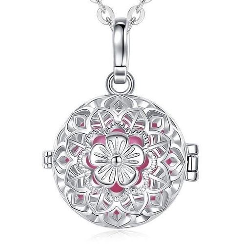 Bola De Grossesse Cage Fleur De Peche Boule Rose Cadeau Future Maman