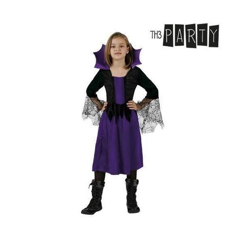 Costume De Sorcière Pour Petite Fille - Déguisement Panoplie Taille - 5-6 Ans