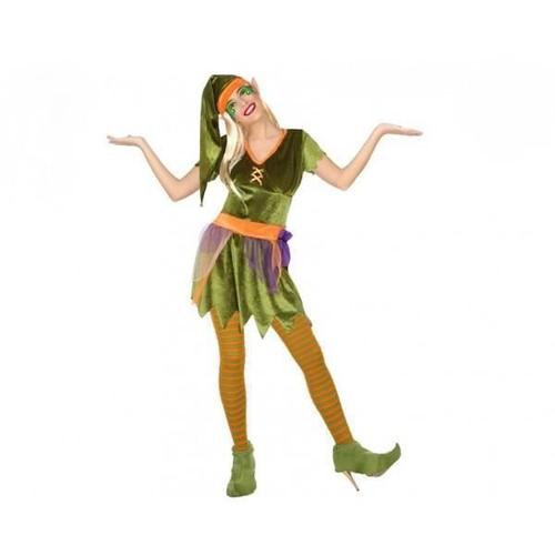 Déguisement Pour Femme Adulte Lutin Vert (4 Pcs) - Un Costume Taille - M/L