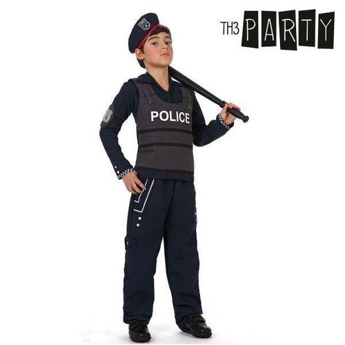 Costume Pour Garçon Police - Déguisement Panoplie Taille - 5-6 Ans