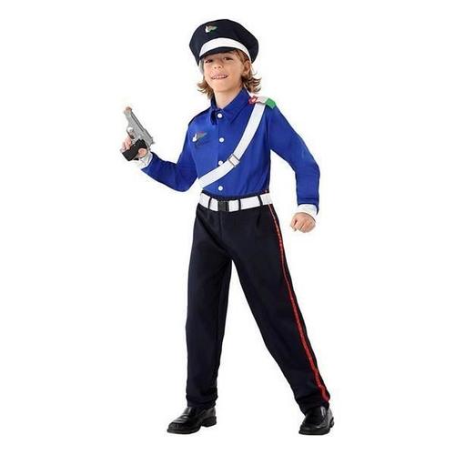 Déguisement Enfant Policier - Euroweb - Taille 3-4 Ans - Chemise, Pantalon, Casquette