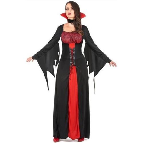 Costume De Vampire Pour Femme Déguisement Dracula Taille Unique * Aille : Adulte Unique * Matière : 100% Polyester * Lavage À La