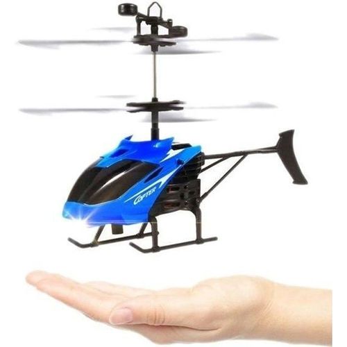 Hélicoptère Volant Induction Contrôle Avec La Main Rouge * Aille: 19 X 11 X 3,5 Cm * Batterie : Batterie Rechargeable * Emps De-Autre