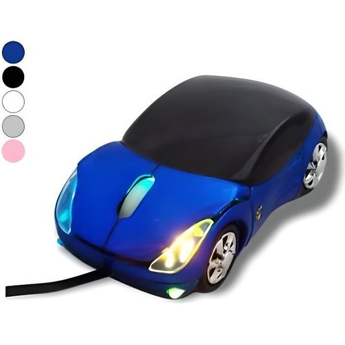 Souris informatique USB forme voiture noir accessoire usb gadget.
