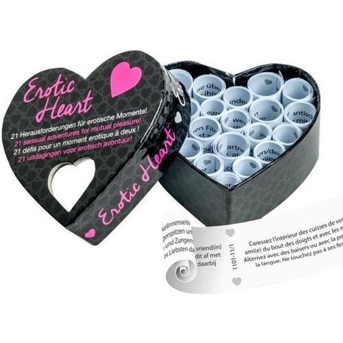 Kit De Jeux Coquins Pour Adultes 21 Parchemins Sexy * Nombre De Défis : 21 * Dimensions : 7 X 7 X 4 Cm Fonctions : Jeu Coquin