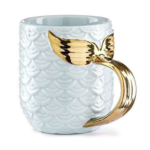 Mug Sirène Bleur Avec Poignée Queue De Sirène Tasse Originale