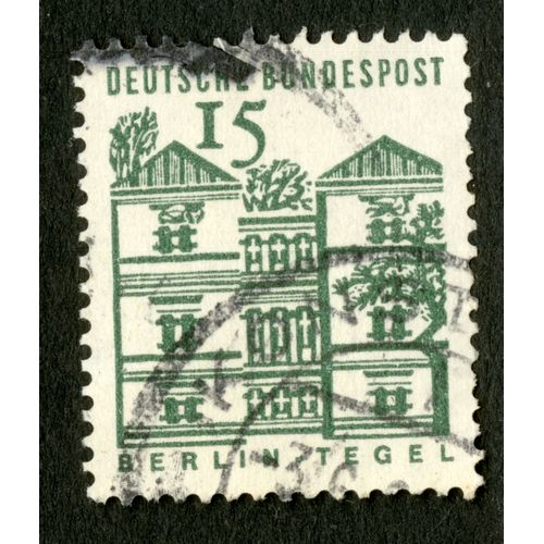 Timbre Oblitéré Deutsche Bundespost, Berlin - Tegel, 15