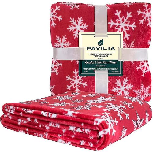 Couverture De Noël Polaire Chaude, Douce, Décoration De Noël