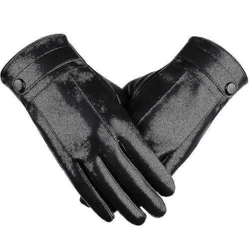 Hommes En Cuir Hiver Chaud Moto Ski Neige Snowboard Gants