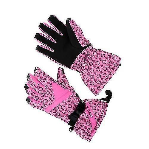 Gants Mitaines 2 Pièces Hiver Femmes Coupe-Vent Thermique Ski Patinage Gants