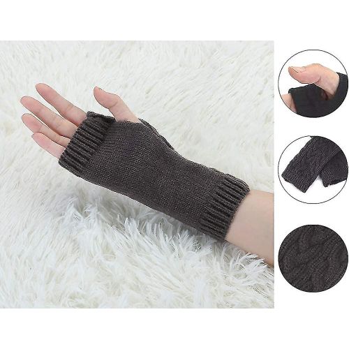 Sourcing Map Manchettes Côtelées Pour Femme - Élastique Extensible - Longueur Du Poignet - Pouce