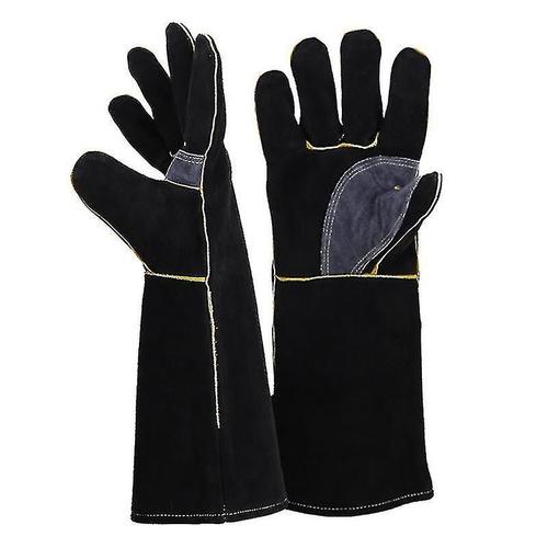 Gants de soudeur en cuir pur 900c pour barbecue et 16 pouces Soudeur Mig Jiujiuso