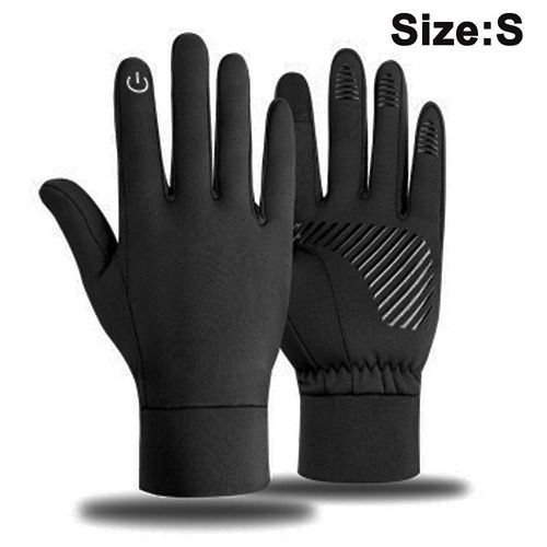 Gants D'hiver, Écran Tactile Course À Pied Thermique Conduite Chaude Sports De Plein Air Gants De Tête Compatibles Avec Hommes Femmes S