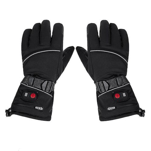 Les Gants Chauffants De Ski D'équitation En Plein Air Peuvent Toucher L'écran Pour Garder Au Chaud Et Anti-Froid 1 Paire Noir