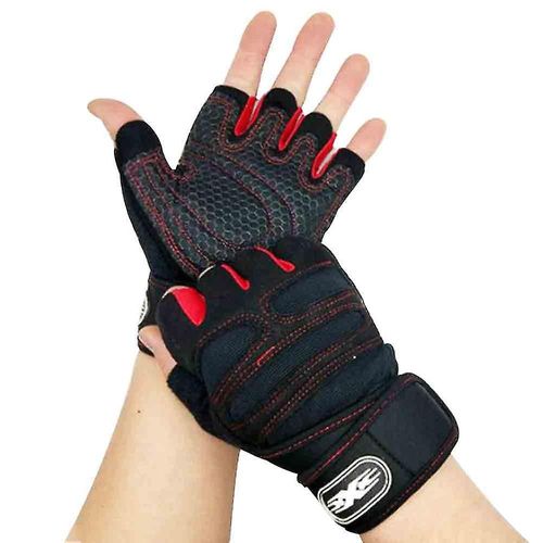 Gants De Fitness Antidérapants, Équipement Respirant, Demi-Doigt Étendu, Entraînement