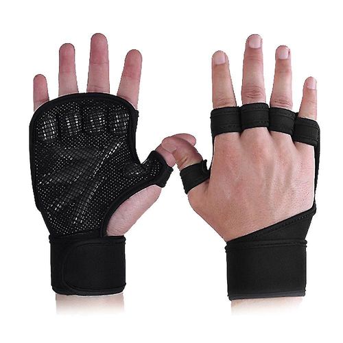 Gants D'haltérophilie Ventilés Avec Bandes De Poignet Intégrées, Protection Complète De La Paume Et Adhérence Supplémentaire. Idéal Pour Les Tractions, Le Cross Training, Le Fitness, Le Poids