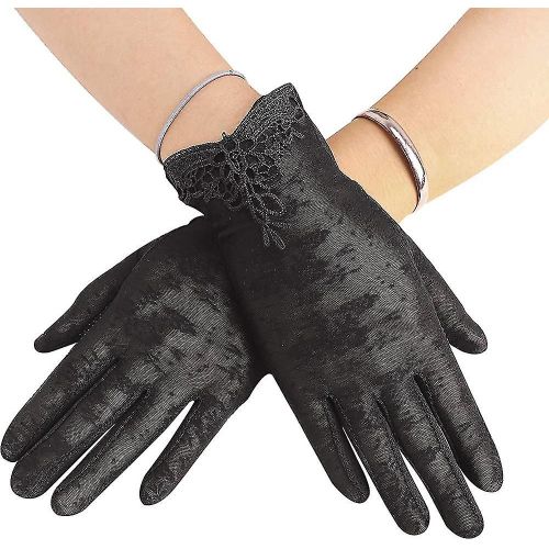 Gants De Protection Solaire, Gants De Protection Uv D'été Fins, Gants En Dentelle Pour Écran Tactile