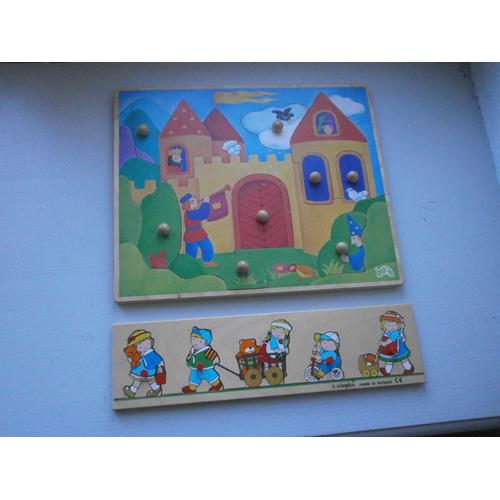 Lot De 3 Jeux De Formes En Bois (Jeu Jura, Djeco)