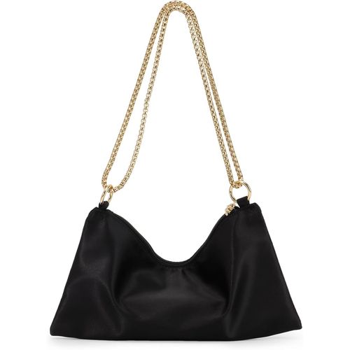 Sac de Satin Sac de Soirée Étincelante Pochette Sac de Main Sac d'épaule pour Fête Prom Club Mariage