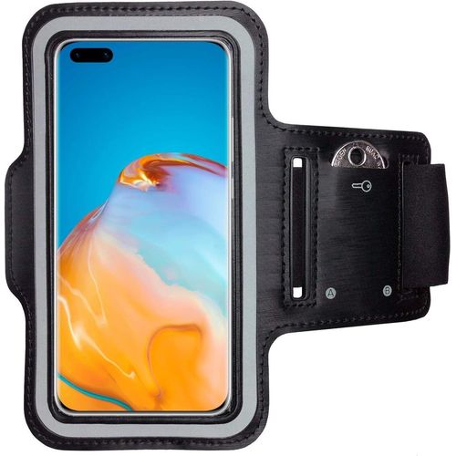 Brassard De Sport Pour Huawei P40 Pro - Brassard Pour Smartphone, Accessoire De Sport Avec Poche Pour Les Clés P40 Pro - Accessoire Sport, Brassard Téléphone Portable Noir