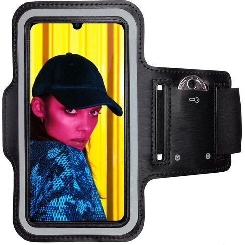 Brassard De Sport Pour Huawei P Smart (2019) - Brassard Pour Smartphone, Accessoire De Sport Avec Poche Pour Les Clés P Smart - Accessoire Sport, Brassard Téléphone Portable Noir