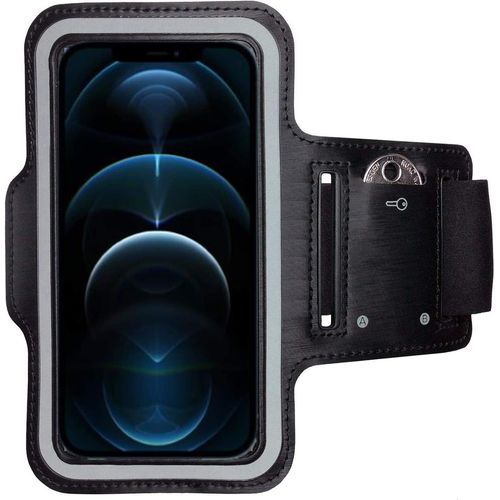 Brassard De Sport Pour Apple Iphone 13 Pro Max / 12 Pro Max [6,7 Zoll] Brassard Pour Smartphone, Accessoire De Sport Avec Poche - Accessoire Sport, Brassard Téléphone Portable Noir
