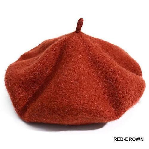 Femmes Filles Béret Français Plain Wool Caps Warm Winter Beanie Hat Vintage Berets Couleur Solide Élégant Dames Chapeaux D'hiver Casquettes