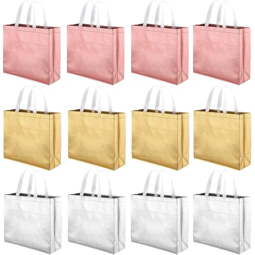 12 Pièes Sac Shopper 32 * 12 * 28 cm Volume Élevéimperméable Isolant Thermique Séchage rapide Sac Cabas- Charge maximale 10kg (3 Couleurs)