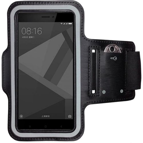 Brassard De Sport Pour Xiaomi Redmi Note 4 - Brassard Pour Smartphone, Accessoire De Sport Avec Poche Pour Les Clés Redmi Note 4 - Accessoire Sport, Brassard Téléphone Portable Noir