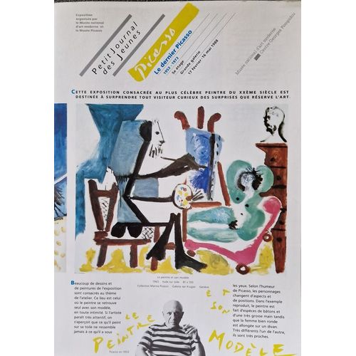 Petit Journal Des Jeunes . Musee National D'Art Moderne. Centre Pompidou Et Musée Picasso Exposition Picasso 17 Février16 Mai 1988 3 Oct 16 Déc 1985 Texte Thierry Chabanne Collectif .