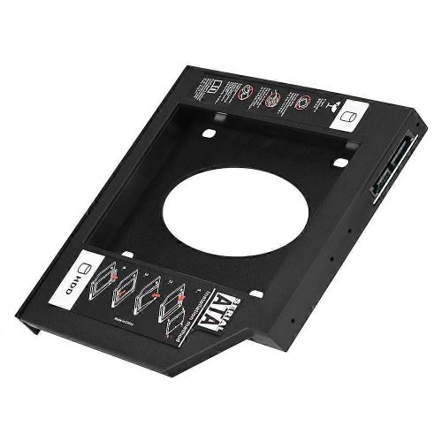 2.5 « SATA HDD SSD Boîtier Disque Dur Baie De Disque Caddy Adaptateur DVD Optique pour Ordinateur Portable 12.7mm
