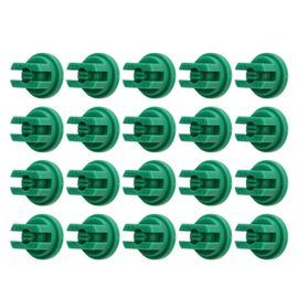 20pcs Flat Fan Spray Tip Haute Pression En Plastique Agricole Pulvérisateur Buse Pour Protection Des Plantes Drone Vert-Générique