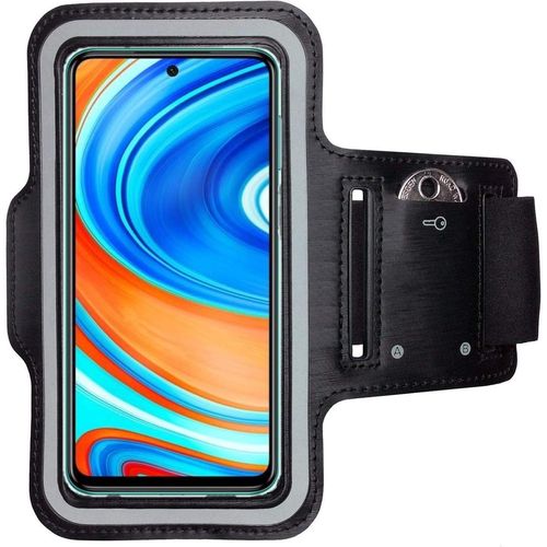 Brassard De Sport Pour Xiaomi Redmi Note 9 Pro - Brassard Pour Smartphone, Accessoire De Sport Avec Poche - Accessoire Sport, Brassard Téléphone Portable Noir