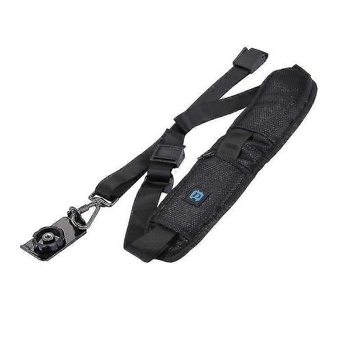 Puluz Quick Release Anti-slip Soft Pad Nylon Band Band Band Band avec crochet en métal pour appareils photo slr / reflex