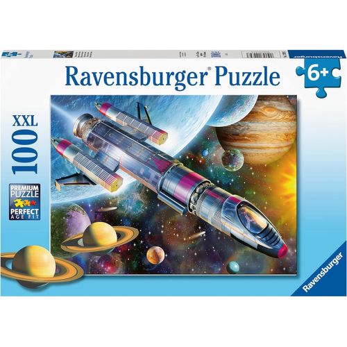 Ravensburger - Puzzle Enfant - Puzzles 2x100 P - Dans I Espace - D S 6 Ans - 80562