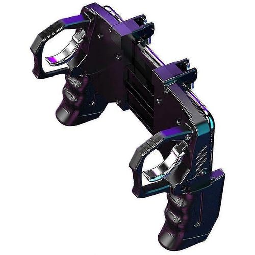 Contrôleur De Jeu Mobile 3-En-1, Gâchette À Quatre Doigts Pour Pubg Gaming