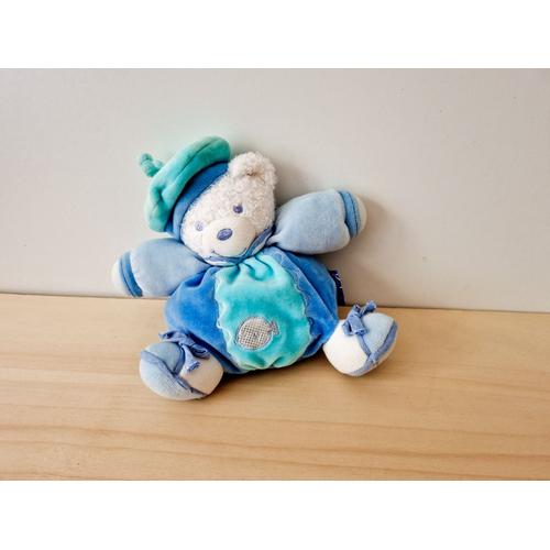 Doudou Ours Bleu Poisson Kaloo