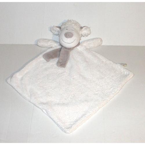 Doudou Mouton Couverture Beige Blanc La Galleria