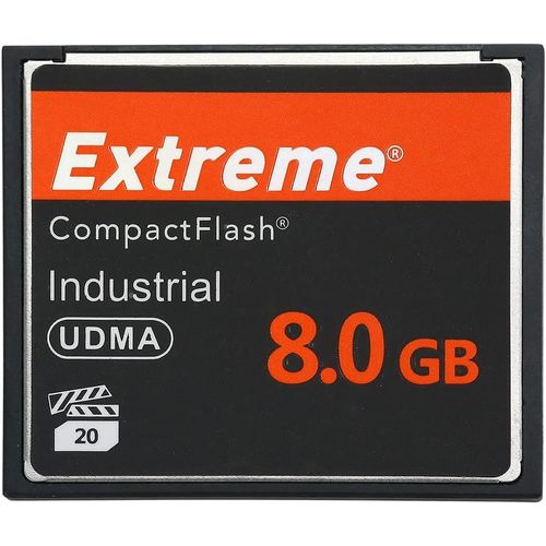 Extreme Carte mémoire flash compacte 8 Go Carte CF d'origine pour photographe professionnel, vidéaste, amateur