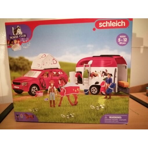 Schleich Voiture avec remorque pour chevaux (72223) au meilleur prix sur