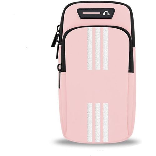 Pochette Téléphone Pour Le Sport, Brassard De Course À Pied Pour Téléphone Portable,Brassard, Sac De Sport, Brassard Pour Téléphone Portable, Sac De Jogging, Brassard De Sport (Rose)