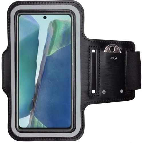 Brassard De Sport Pour Samsung Galaxy Note20 - Brassard Pour Smartphone, Accessoire De Sport Avec Poche Pour Les Clés Galaxy Note20 - Accessoire Sport, Brassard Téléphone Portable Noir