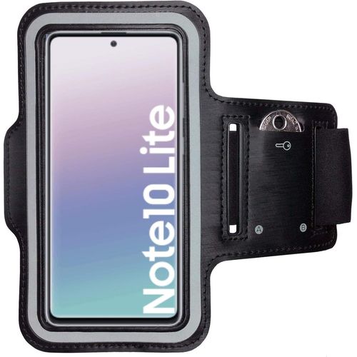 Brassard De Sport Pour Samsung Galaxy Note10 Lite - Brassard Pour Smartphone, Accessoire De Sport Avec Poche Pour Les Clés Galaxy Note10 Lite - Brassard Téléphone Portable - Noir