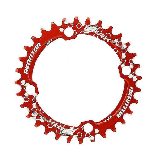 Pédalier De Vélo Manivelle Bras Mtb 104bcd Mtb Manivelle Bicycle Chainring 32t Rouge