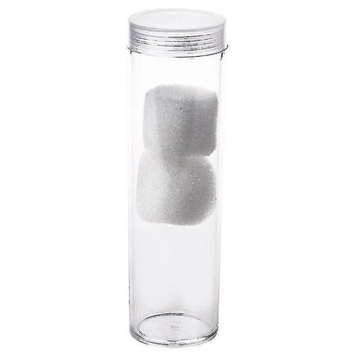 Tube De Rangement Rond En Plastique Avec Bouchon Vissé Pour Pièces De Monnaie De 27mm Ou Capsules De Support Meilleur Cadeau